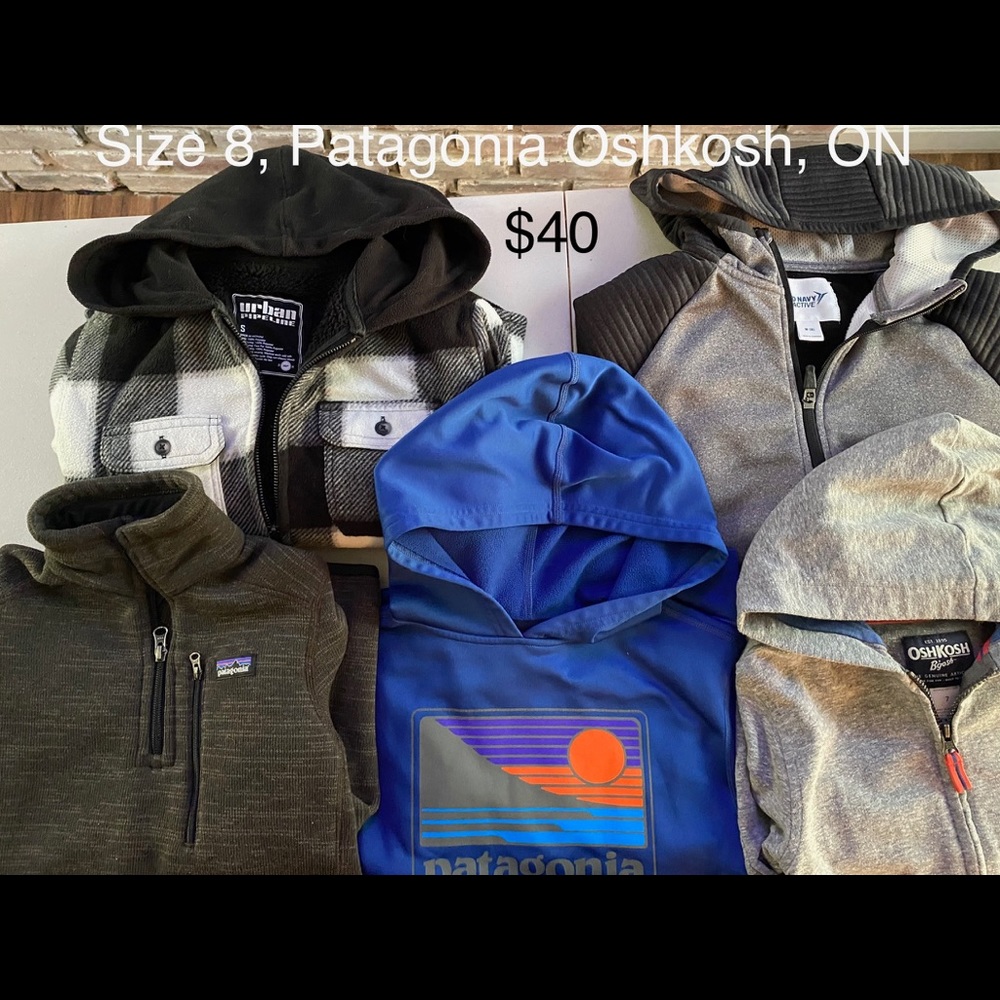 Kids jackets size 8